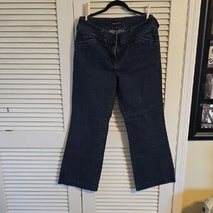 Dana Buchman Dark Blue Flare Jeans
